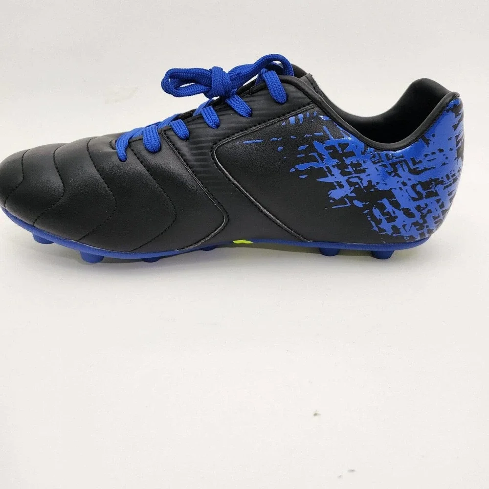 Brava Soccer Futbol Cleats Youth Boys Size 5.5D Blue Black Yellow Lace Up 160464 - Picture 7 of 11